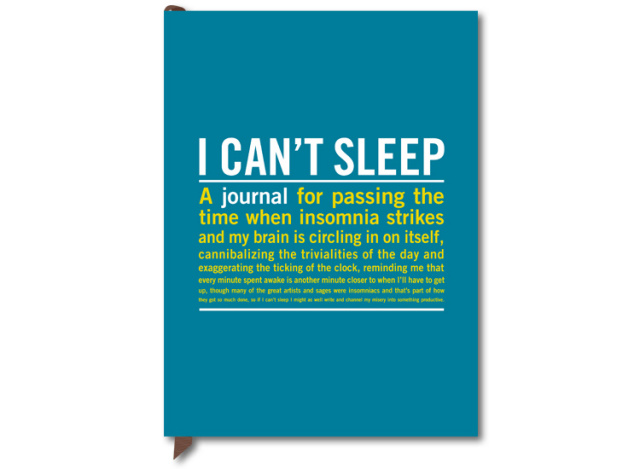 "I Can't Sleep" Journal