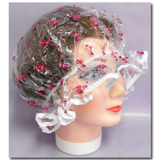 Flamingo Shower Cap