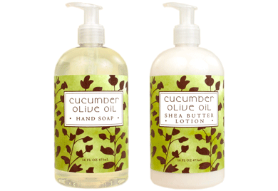 Greenwich Bay Cucumber Lotion and Hand Soap