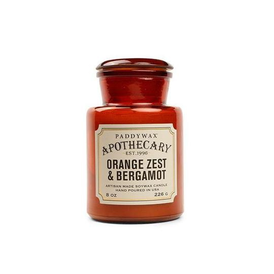 Orange Zest & Bergamont Apothecary Candle