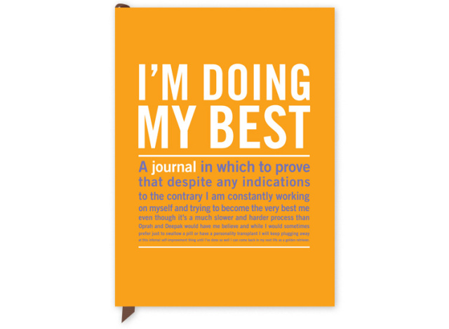 "I'm Doing My Best" Journal