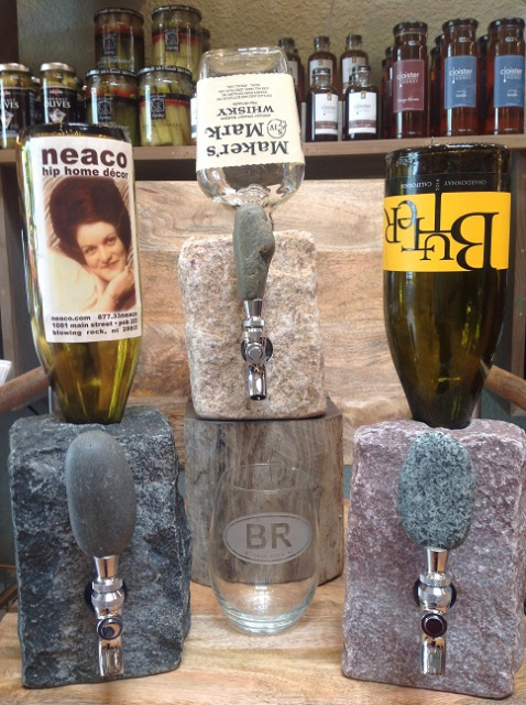 Stone Booze Dispenser