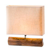 Resin Log Table Lamp